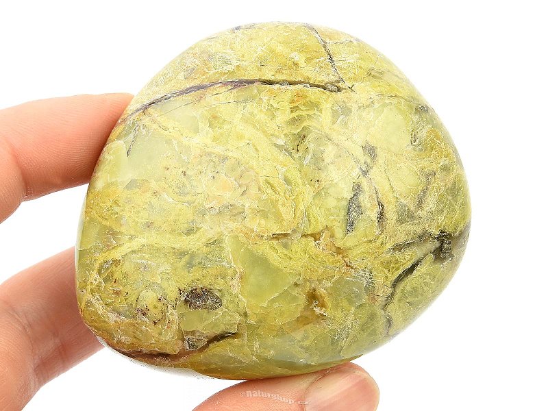 Zelený opál  hladký kámen (164g)
