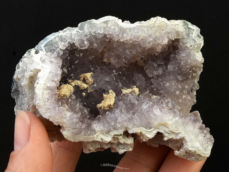 Amethyst druse with crystals (138g)