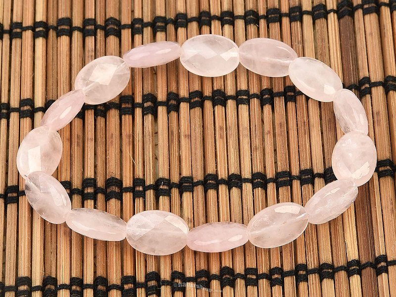 Rosary bracelet facet ovals