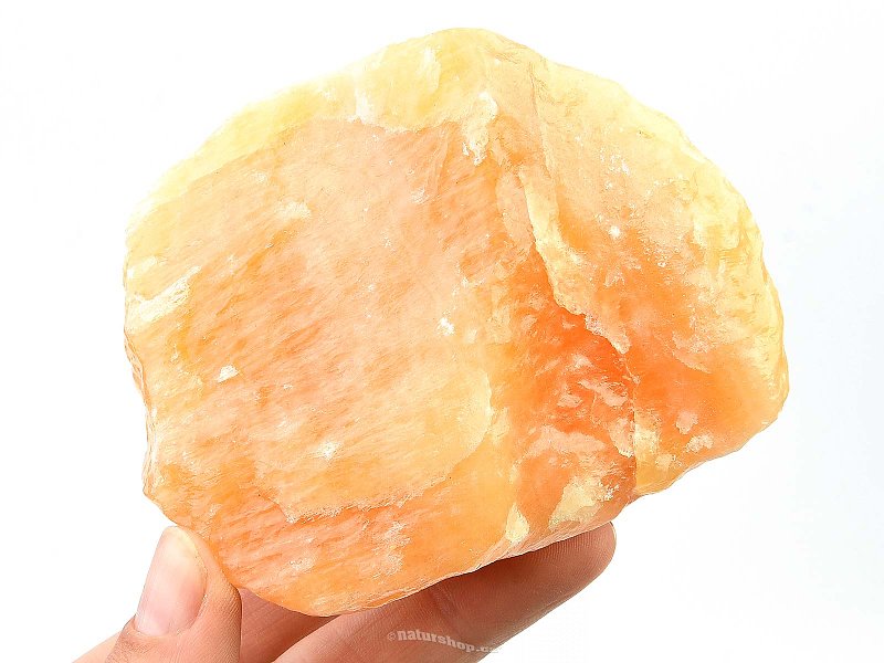 Raw orange calcite 402g