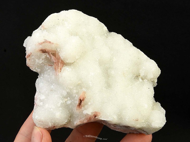 Chalcedony natural glittering druse (216g)