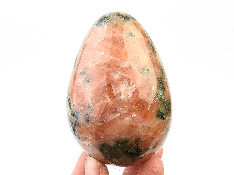 Calcite orange smooth egg 448g