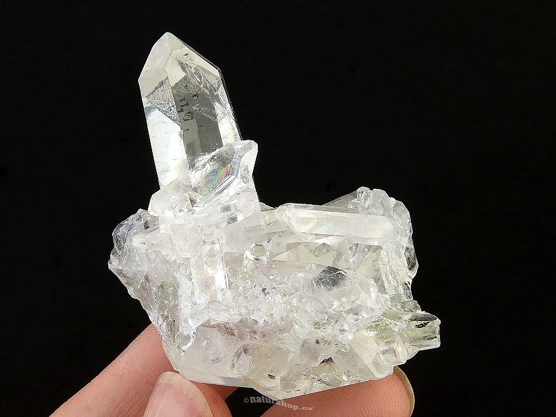 Křišťálová drúza s krystaly 40g