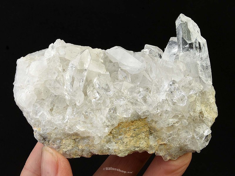 Druze crystal with Brazil crystals (207g)
