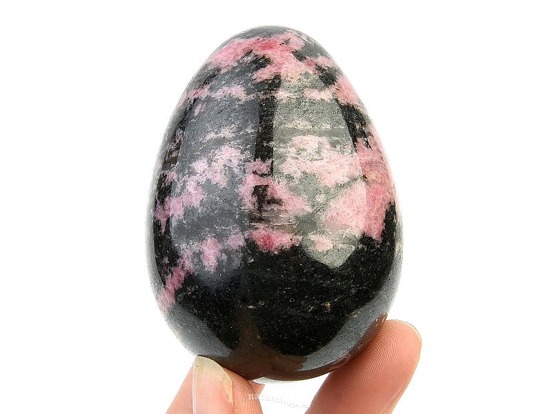 Smooth eggs from rhodonite 333g