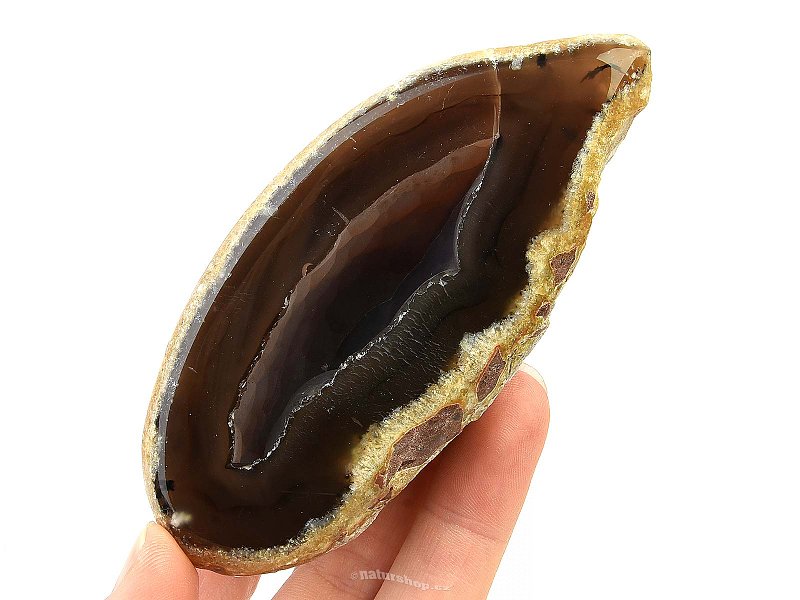 Natural agate geode (236g)