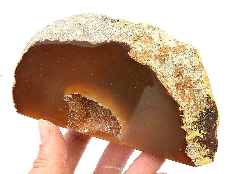 Standing agate geode (423g)