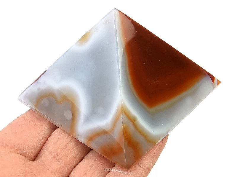 Agate pyramid from Brazil 227g