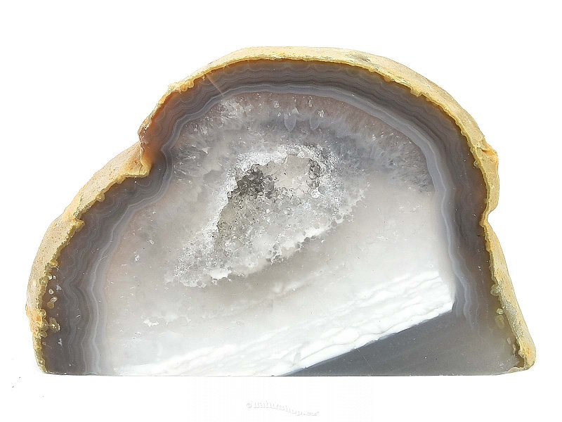 Standing agate geode (382g)