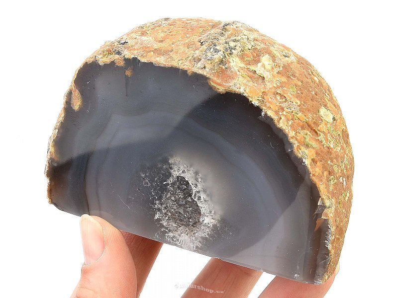 Standing agate geode (466g)