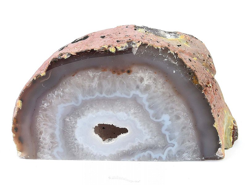 Dyed agate geode 708g (Brazil)