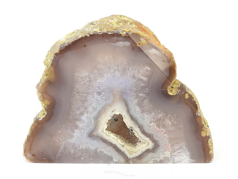 Standing agate geode (283g)