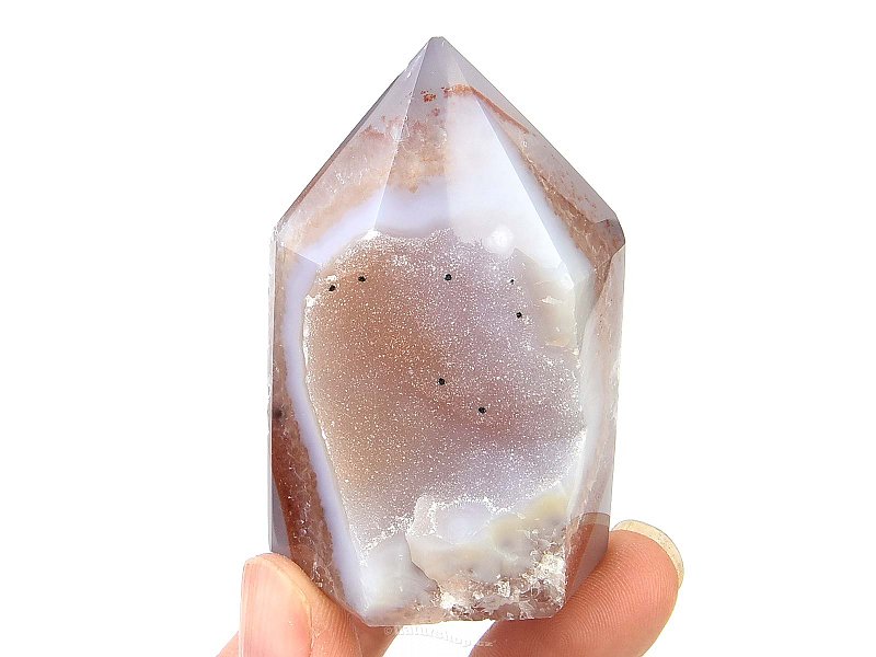 Natural agate spike from Brazil (132g)