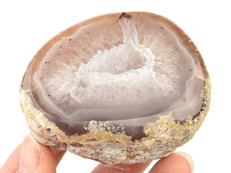 Natural agate geode (217g)