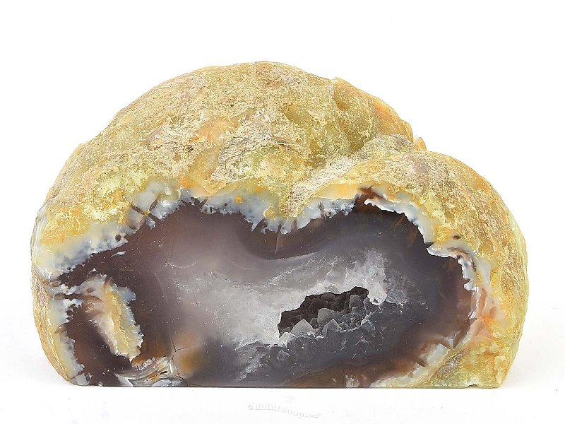 Agate standing geode (285g)