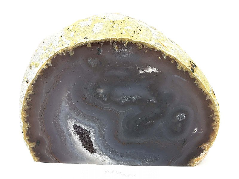 Standing agate geode (405g)