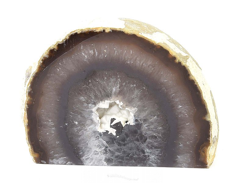 Standing agate geode (360g)