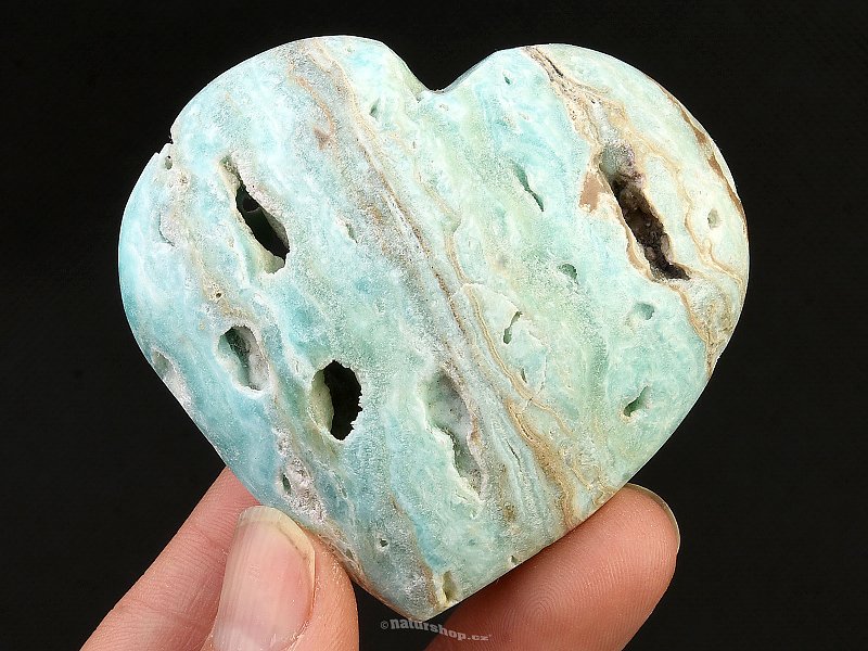 Heart of blue aragonite (Pakistan) 118g