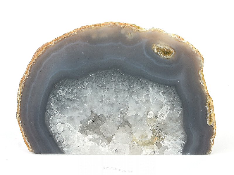 Natural agate geode (613g)