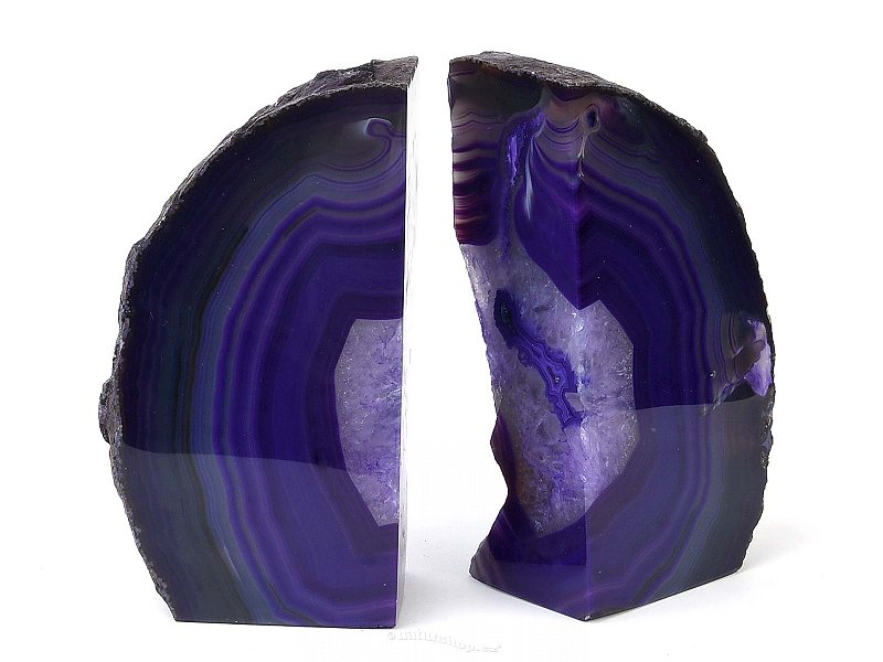 Decorative bookends dyed agate 2192g