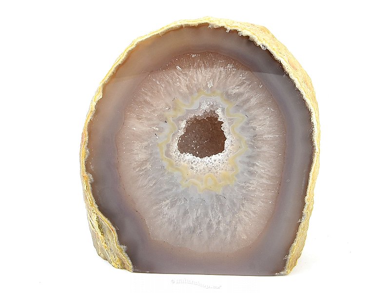 Natural agate geode (643g)
