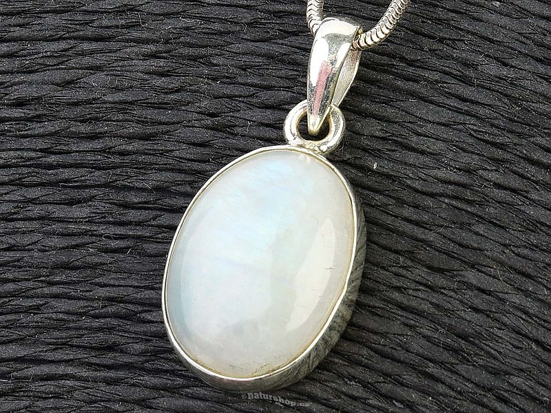 Moonstone silver pendant Ag 925/1000 5.7g