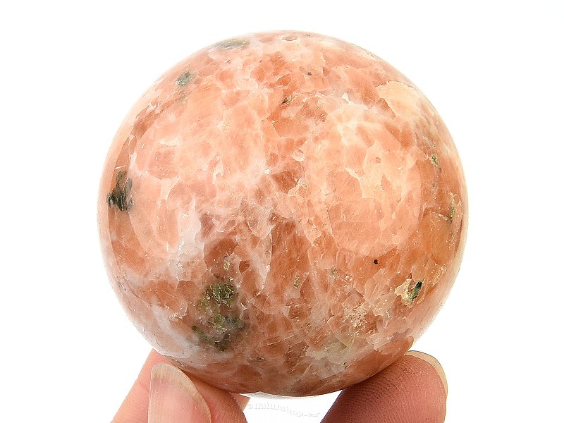 Kalcit oranžový hladká koule (172g)