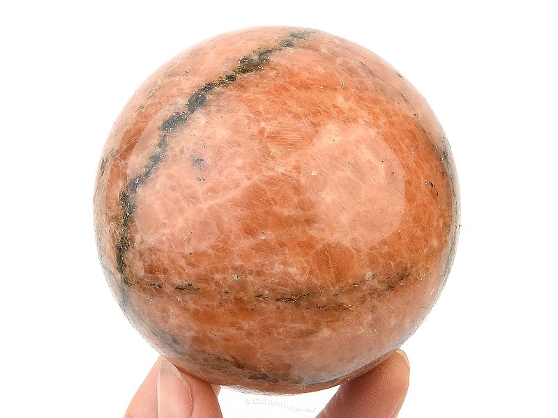 Calcite orange smooth ball (759g)