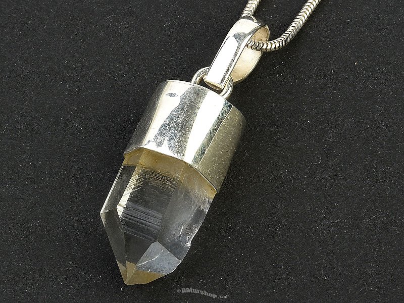Přívěsek křišťál krystal Ag 925/1000 6,6g