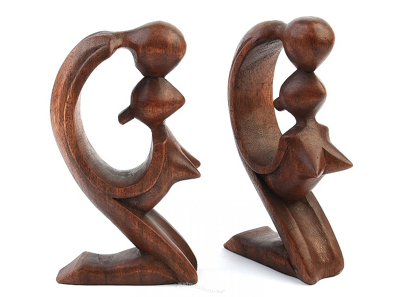Lovers wood carving 15cm (Indonesia)