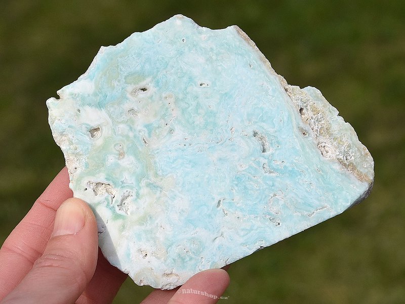 Blue calcite / aragonite slice 181g
