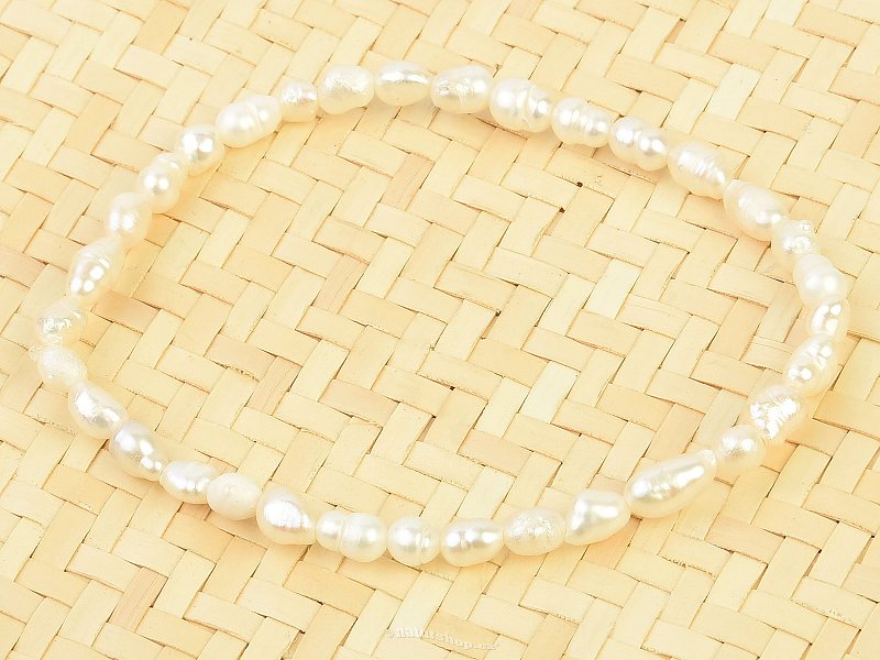 Delicate river pearl keg bracelet