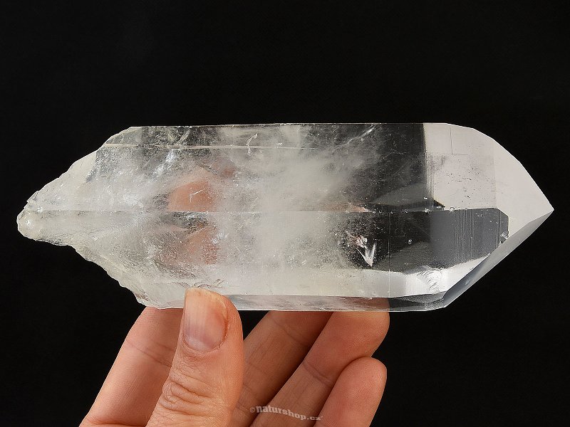 Laser křišťál velký krystal z Brazílie (387g)