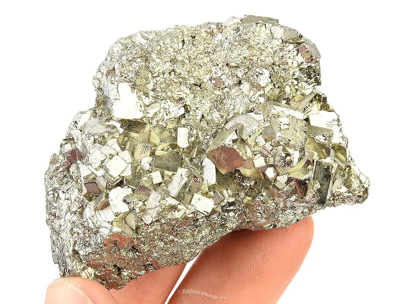Drusen pyrite with crystals 124g