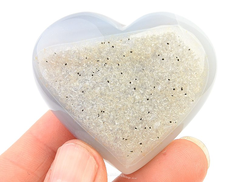 Agate heart with cavity (50g)