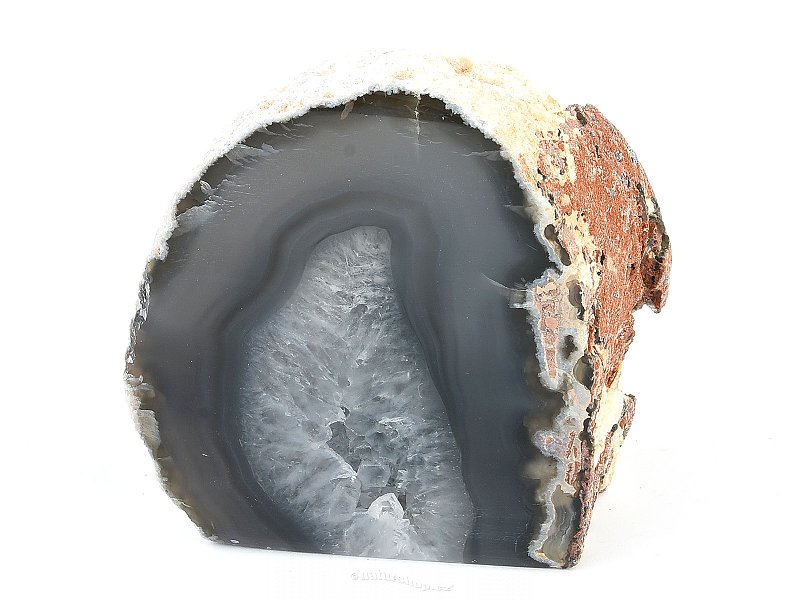 Agate natural geode 365g