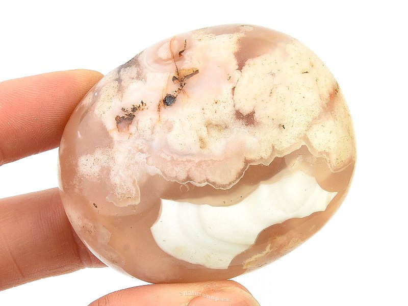 Smooth pink agate 107g