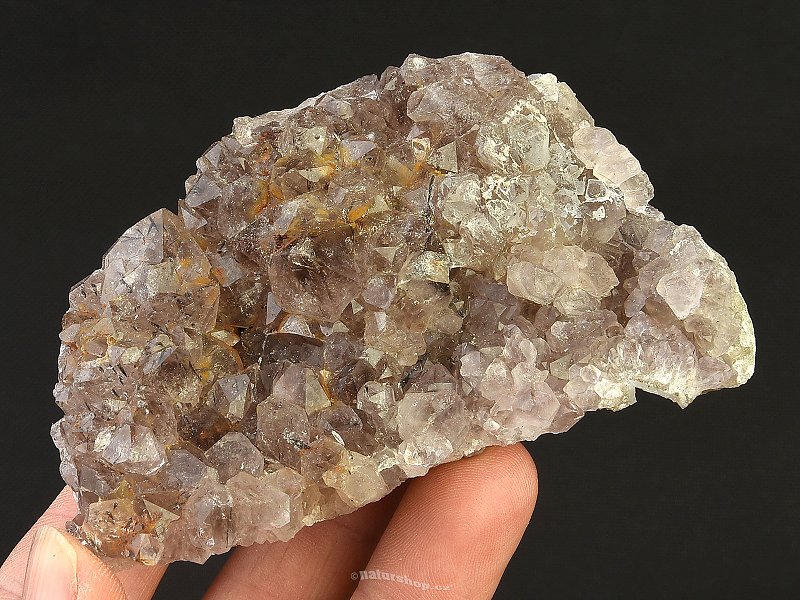 Amethyst druse with crystals (India) 131g