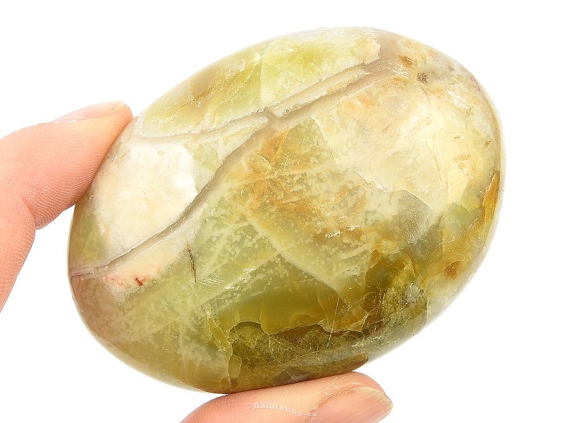 Polished green opal (137g)