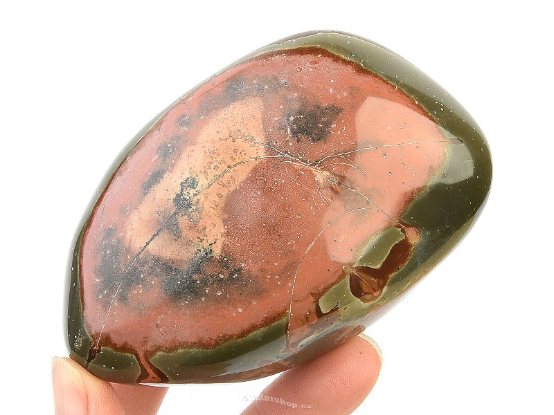 Jasper variegated smooth stone (291g)