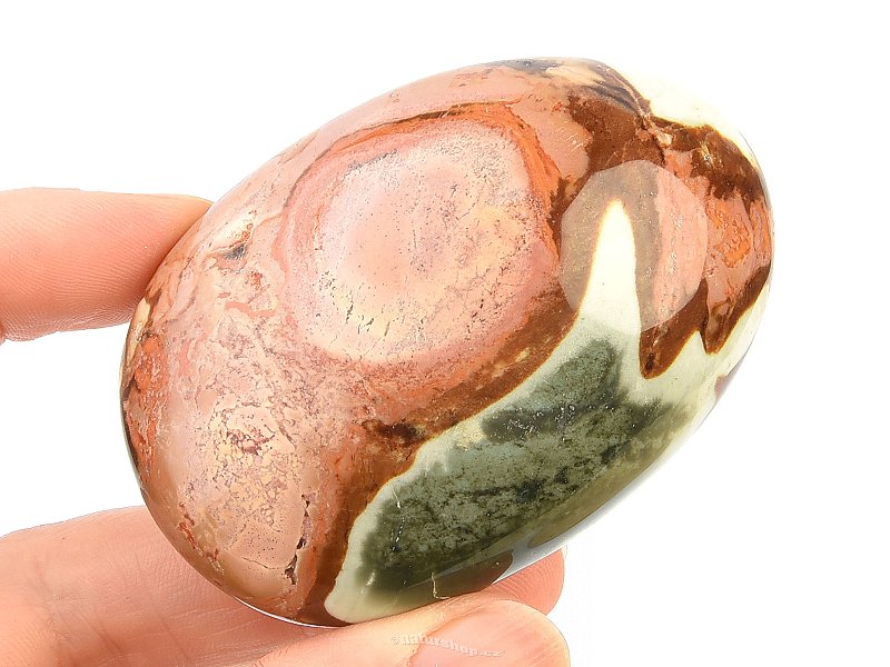 Jasper variegated polished stone (124g)