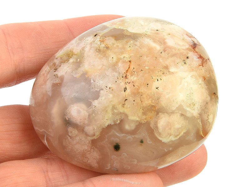 Smooth pink agate 143g