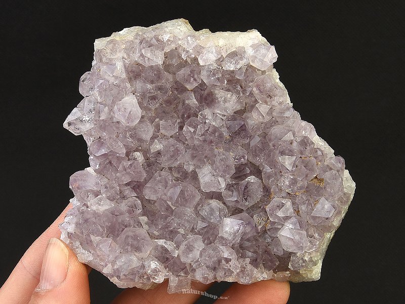 Amethyst druse with crystals (India) 206g