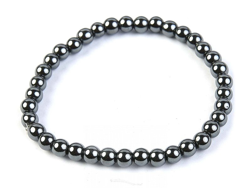 Hematite Beads Bracelet 6 mm