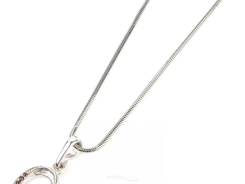 Silver chain 45cm Ag 925/1000 + Rh (approx. 3.3 g)