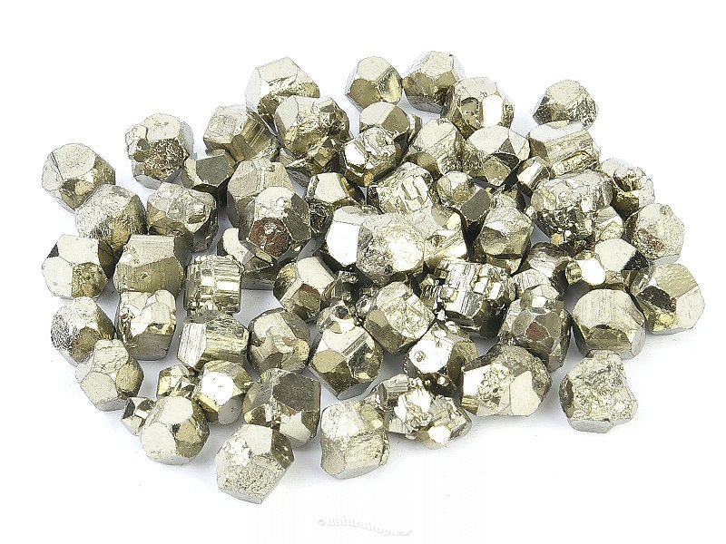 Pyrite mini cubes from Peru