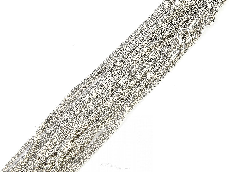 Silver chain 55cm Ag 925/1000 + Rh (approx. 3,2g)
