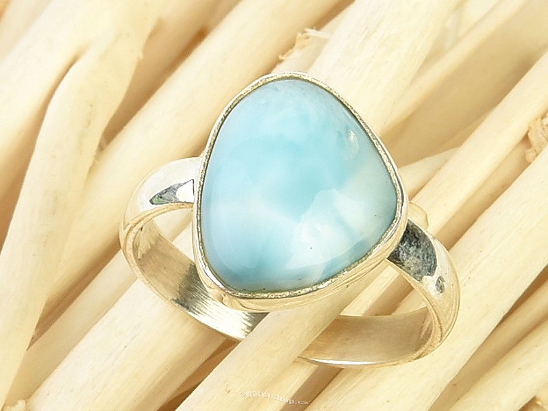 Ring with larimar size 52 Ag 925/1000 3.01g