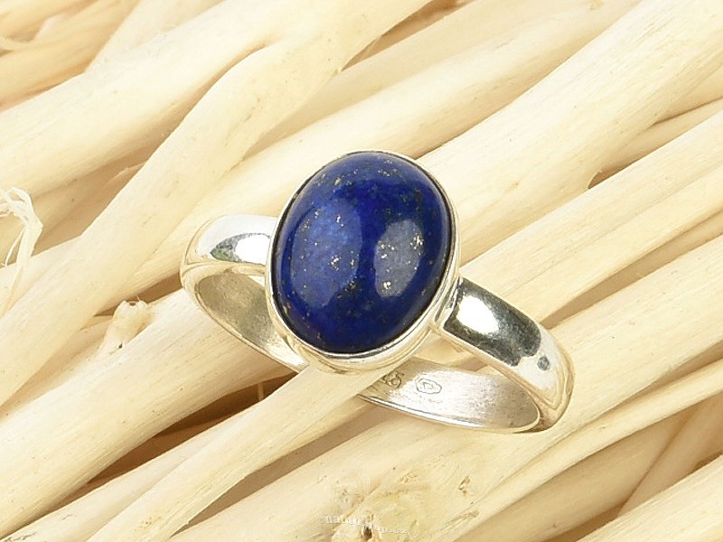Prsten lapis lazuli ovál stříbro Ag 925/1000
