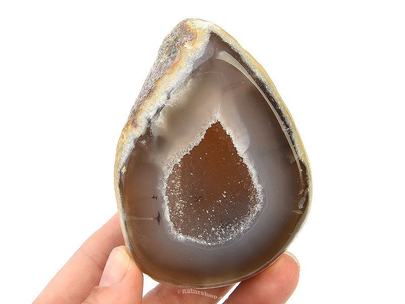 Agate geode with cavity 213g
